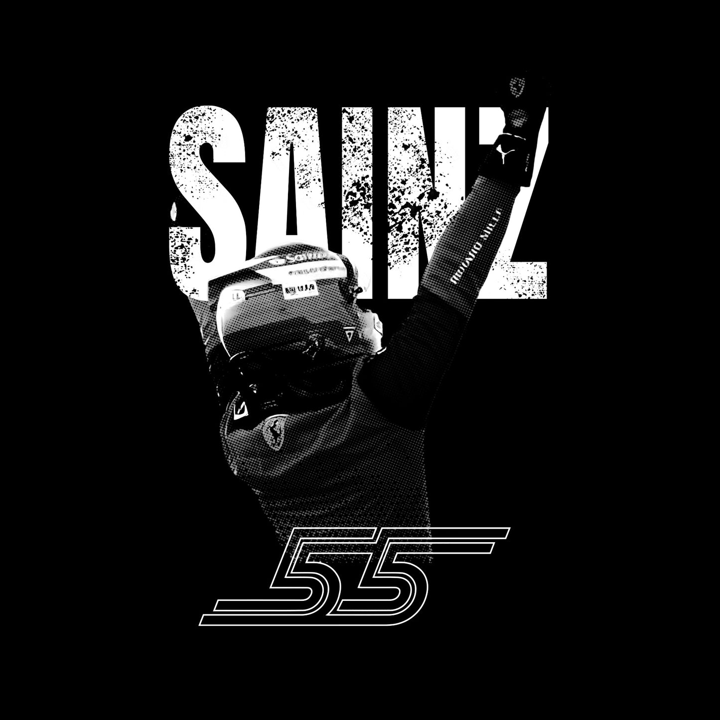 Carlos Sainz – Halftone Oversized shirt