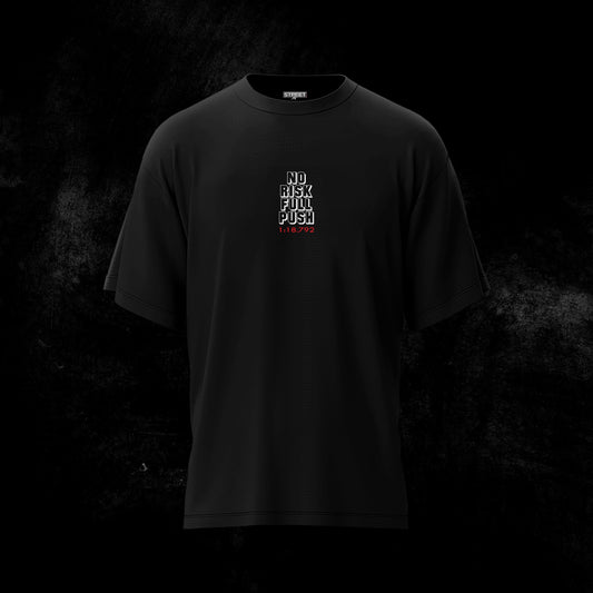 No Risk Full Push - Max Verstappen – Oversized T-Shirt