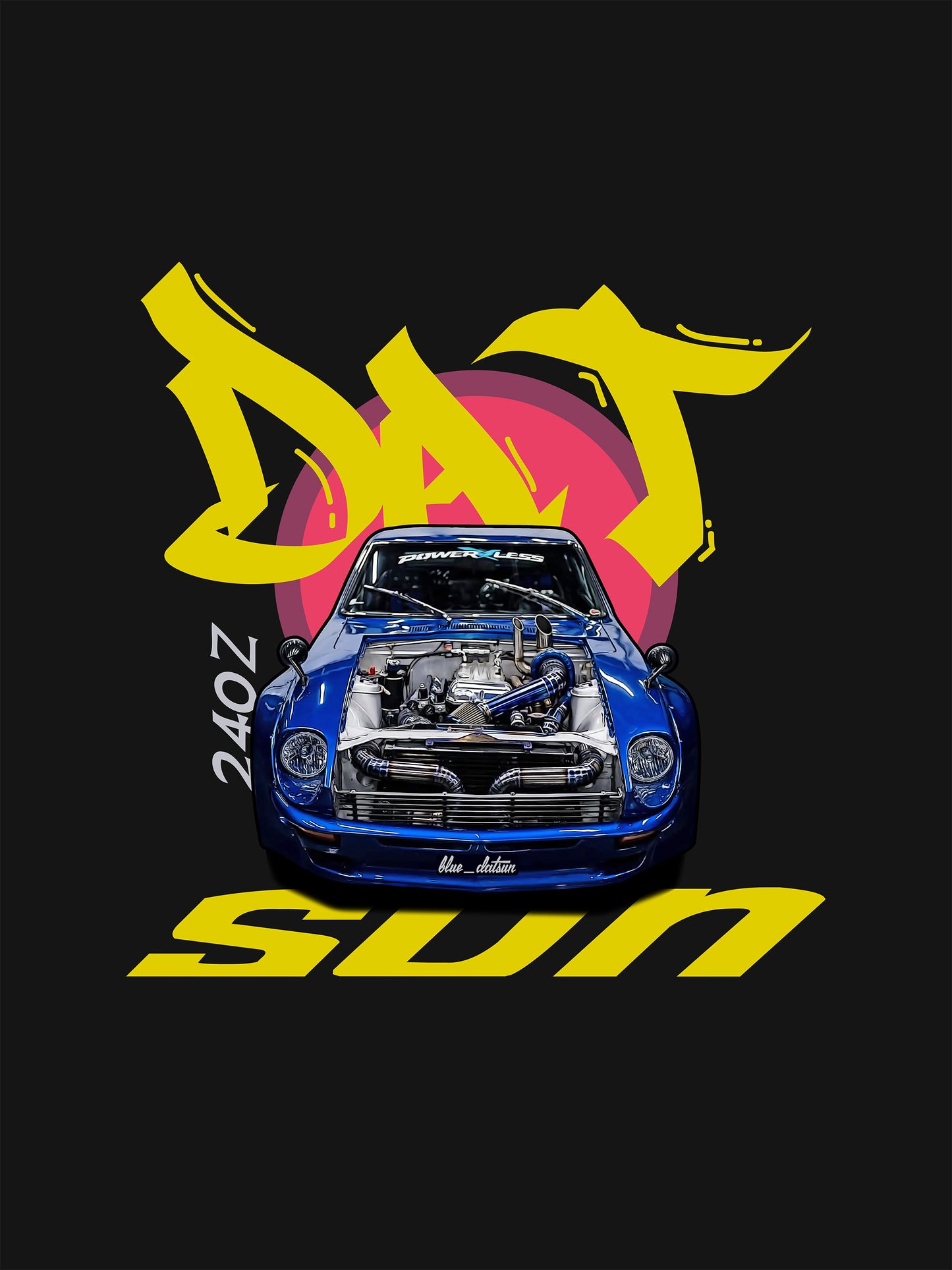 Ali Alhammadi's Datsun 240Z - Oversized T Shirt