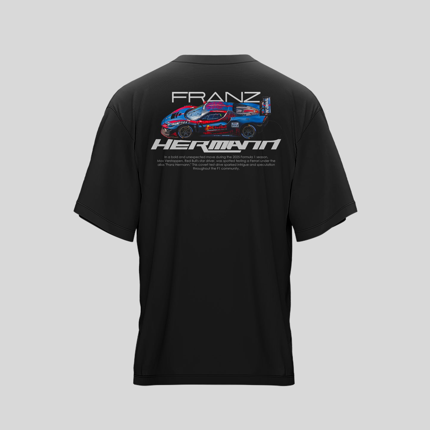 Franz Hermann - Max Verstappen - Oversized T Shirt