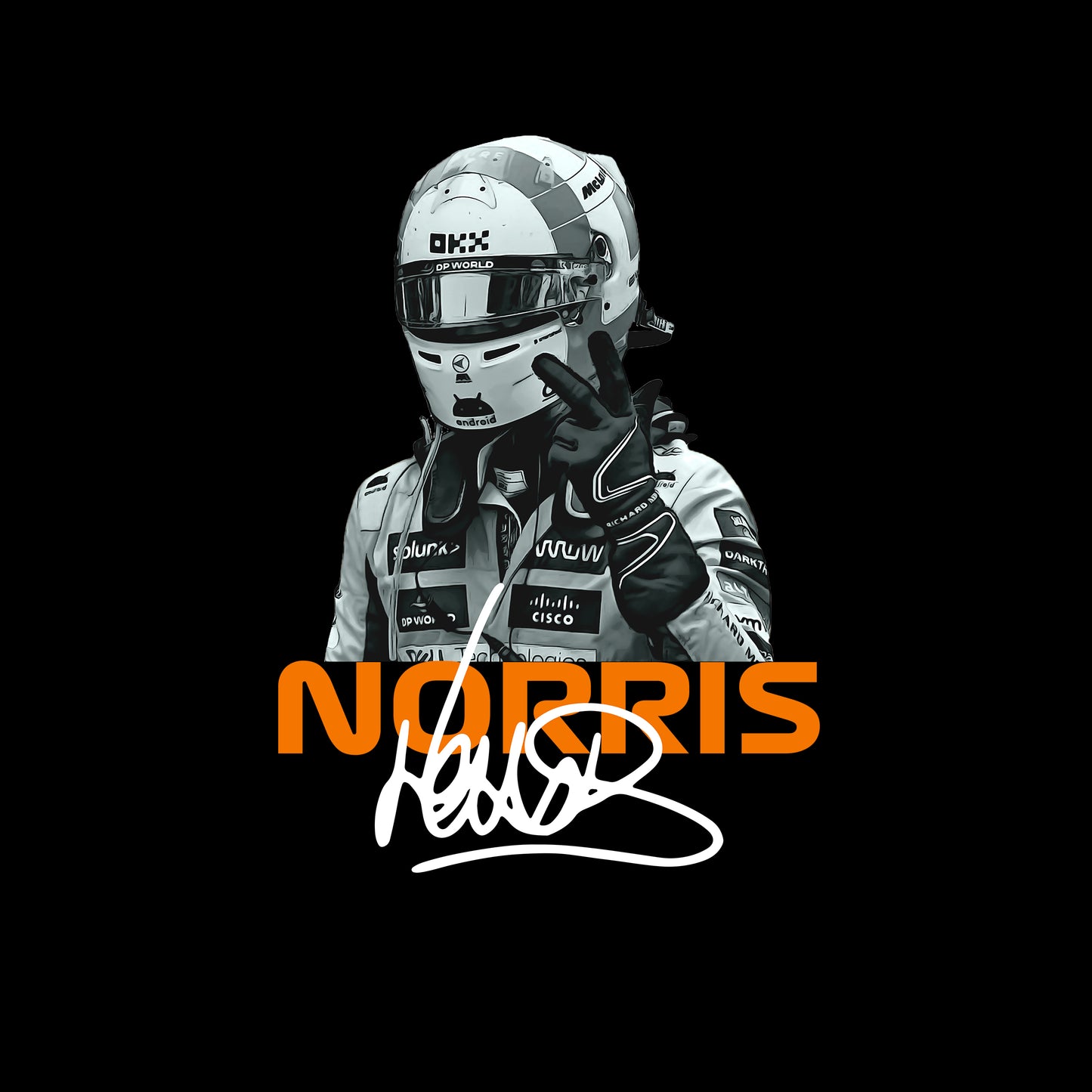 Talent - Lando Norris - Oversized T Shirt