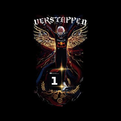 No Risk Full Push - Max Verstappen – Oversized T-Shirt