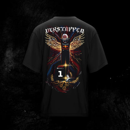No Risk Full Push - Max Verstappen – Oversized T-Shirt