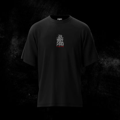 No Risk Full Push - Max Verstappen – Oversized T-Shirt